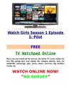 Watch Girls Season 1 Episode 1 Pilot