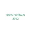 JOCS FLORALS 2012