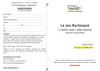 Bulletin d'inscription - Stage Le Jeu Burlesque