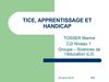 TICE, APPRENTISSAGE ET HANDICAP_TOSSER MARINE_C2I