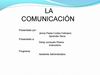 La comunicacion