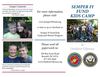 Semper Fi Fund Kids Camp brochure