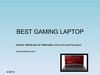 Best Gaming laptop