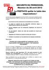 tract FO sécurité des personnels