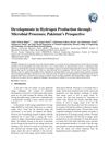 Developments in Hydrogen Production through Microbial Processes 