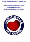 LISTA n. 2 - PROGRAMMA AMMINISTRATIVO del candidato Sindaco Caterina Giannoccaro detta Catia e dei candidati alla...