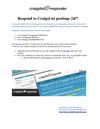 An Auto Responder Service For Craigslist Ads 