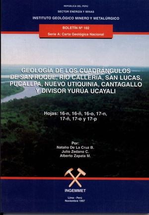 Calaméo - Geología - Cuadrangulo de San Roque (16n), Río Calaméo - Geología - Cuadrangulo de San Roque (16n), Río
