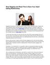 Stop Nagging and Read This to Save Your Adult Dating Relationship