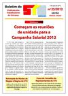 Boletim STU 25/2012 - 03 de Maio