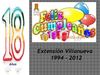 Efemérides Villanueva 18 Años