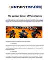 The Various Genres of Video Games