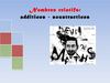 Les nombres relatifs : addition - soustraction