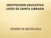 Informe de gestión 2011