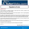 Equation of Line