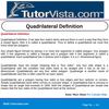 Quadrilateral Definition