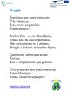 A Água - poema - Mónica Teixeira