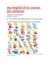 my english first course for children 1