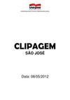 Clipagem São José 08/05/2012