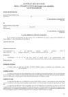 Modèle de contrat de location non meublée