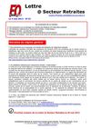 Lettre Secteur Retraites n°23