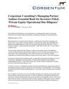 Private Equity Operational Due Diligence book release