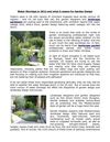Water Shortage in 2012 and what it means for Garden Design