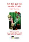 Dossier de premsa Estrena cantata Set dies que van canviar el món - Secretariat Corals Infantils de Catalunya 13...