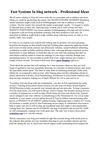 Fast Systems In blog network - Professional Ideas