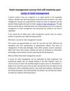 Hotel management courses that will maximize your career in hotel management