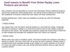 Good reasons to Benefit from Online Payday Loans Products and services