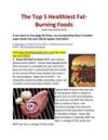 The Top 5 Healthiest Fat-Burning Foods