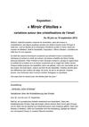Exposition "Miroir d'étoiles"