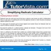 Simplifying Radicals Calculator