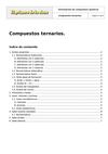 Formulación de compuestos ternarios.