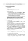 ORGANISATION JURIDICTIONNELLE BELGE