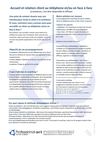 Accueil et relation client au téléphone et/ou en face à face