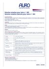 Solution alcaline pour bois AURO 403 - Solution alcaline blanche pour bois AURO 404 - Fiche technique