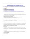 Monthly Insurance Deals Round-up–April 2012