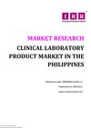 CLINICAL LABORATORY PRODUCT MARKET IN THE PHILIPPINES