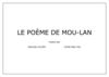 Romance de Mou-lan. Traduction : Stanislas Julien.