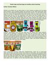 Plastic bags and food bags are healthy units of packing