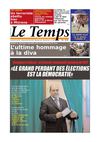 Le Temps d'Algérie Edition du Dimanche 20 Mai 2012