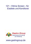 Screen - Vitrinen für Eisdiele und Konditorei