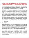 If You Want To Lease A New Car But You Have A Credit Problem Then It Is Still Possible To Do This