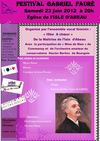 FESTIVAL Gabriel Fauré