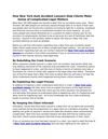 How New York Auto Accident Lawyers Help Clients Make Sense of Complicated Legal Matters