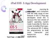 iPad IOS 5 App Development
