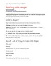 Awareness of Court Ordered Anger Management classes