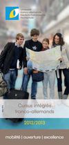 Cursus intégrés 2012/2013